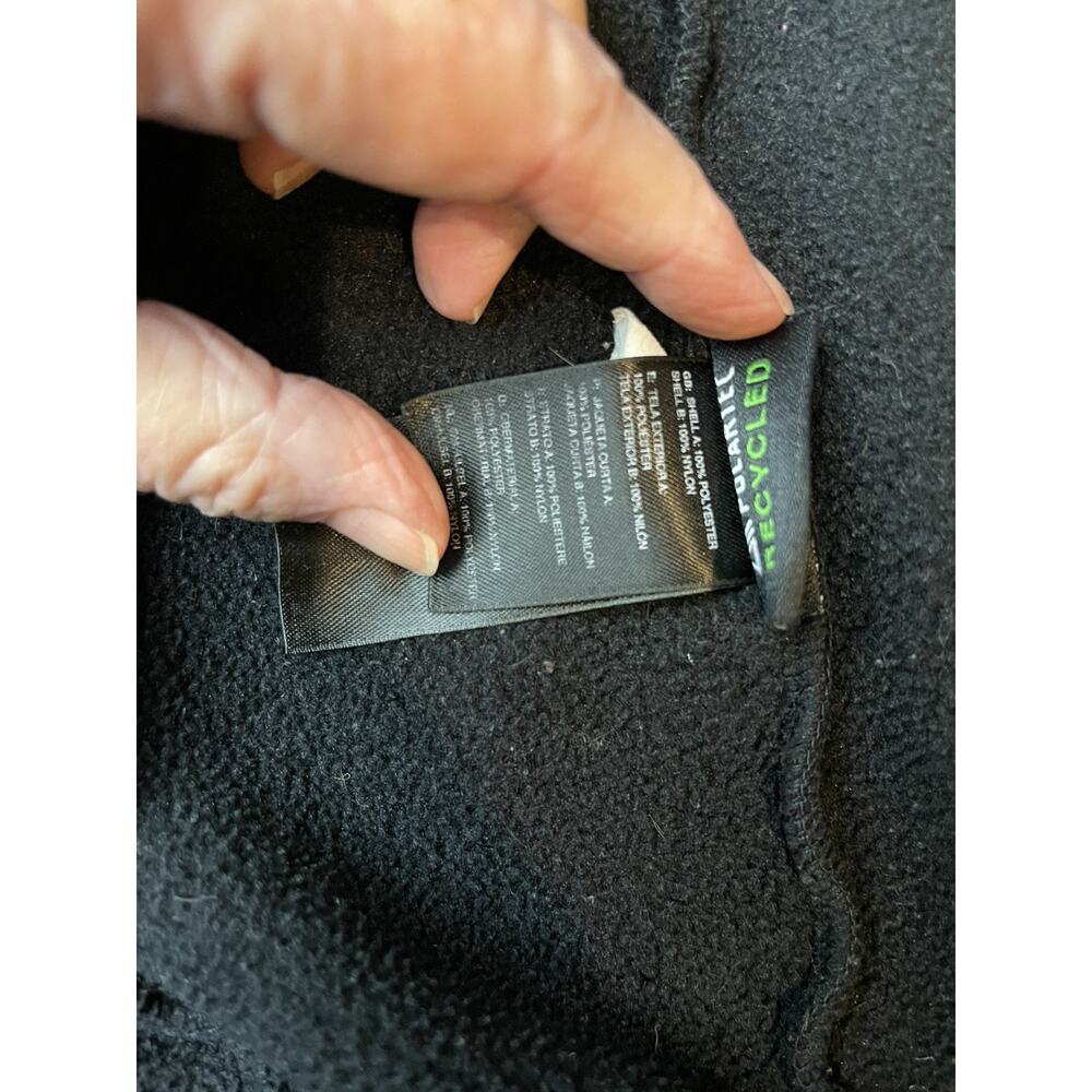 The North Face Girls L Hoodie Fleece Full Zip Jacket Black - Picture 7 of 10